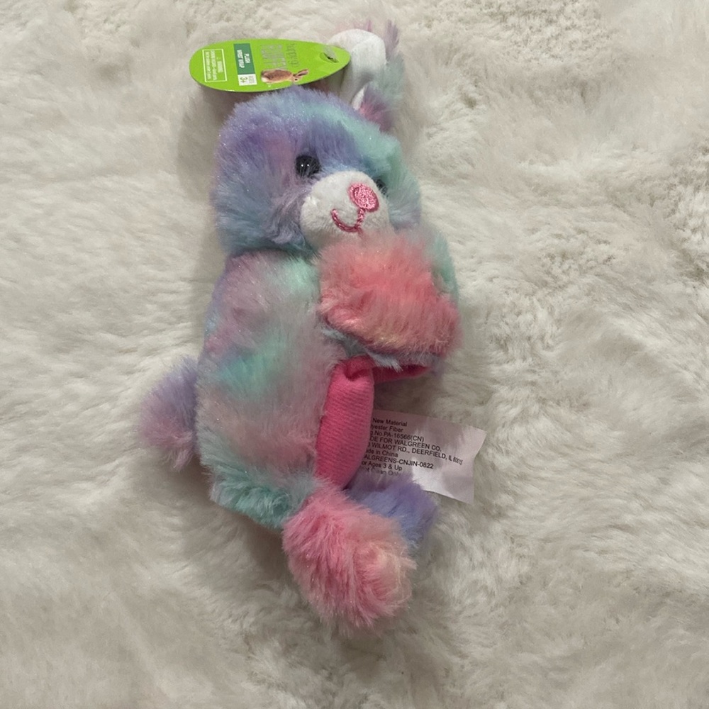Happy go fluffy plush wrist wrap